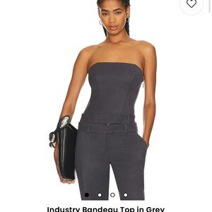 Industry Bandeau Top in Grey CULTNAKED